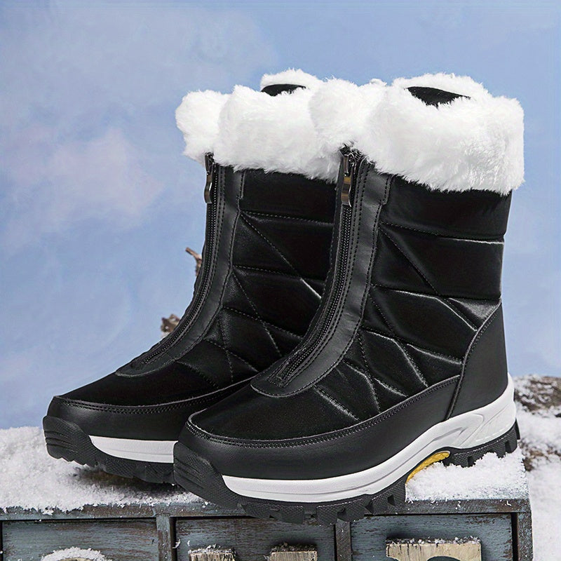 Women's Waterproof Snow Boots Non-slip Shoes