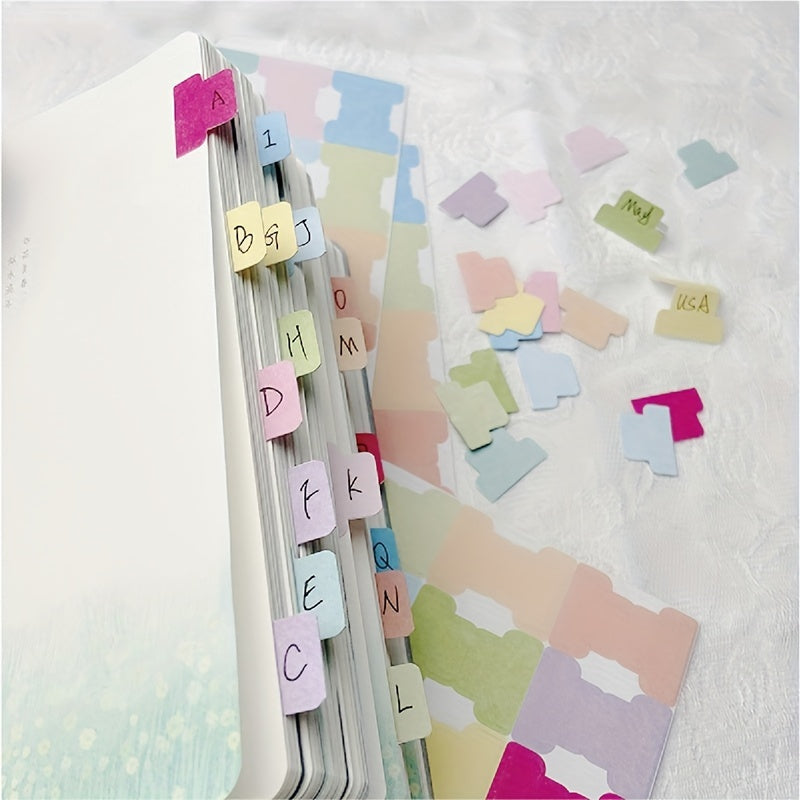 10pcs Sticky Tabs 120 Sheets Writable Tear Resistant Classification Label