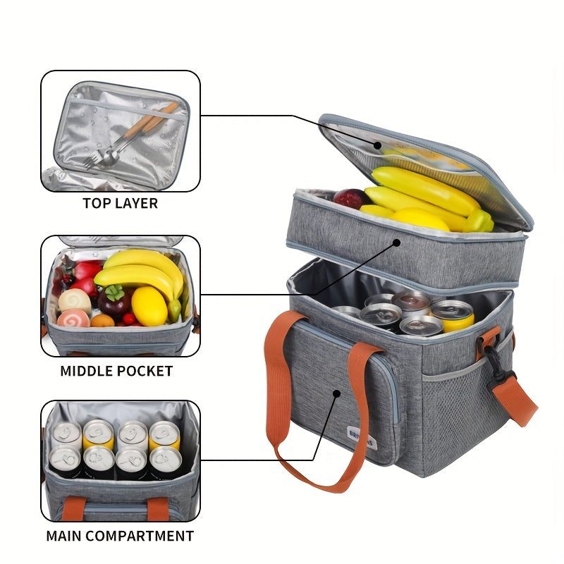 Teenagers & Workers Insulated Bento Lunch Bag