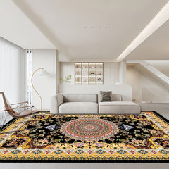 Vintage Oriental Area Rug - Machine Washable