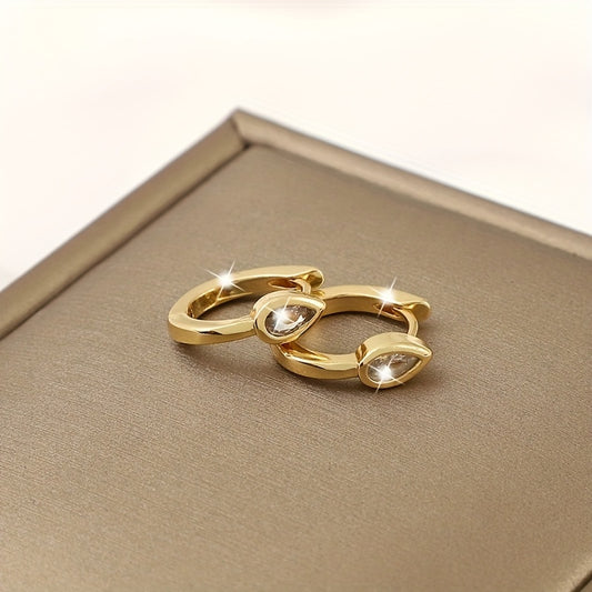 Zircon Drop Earrings for Girl's Birthday