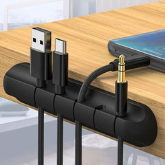 Desktop Cable Organizer Data Cable Clip Holder Charging Cable Holder Winder