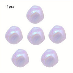 10pcs Acrylic Colorful Fig Pattern Beads Straight Hole DIY Mobile Chain