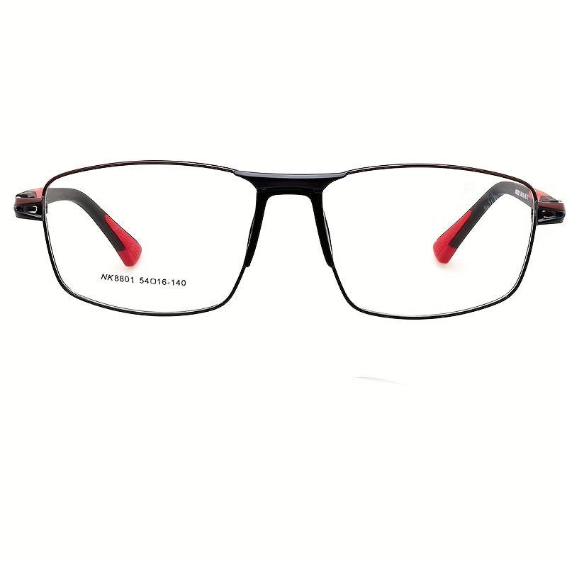 Men's Square Sporty Eyeglasses Frame