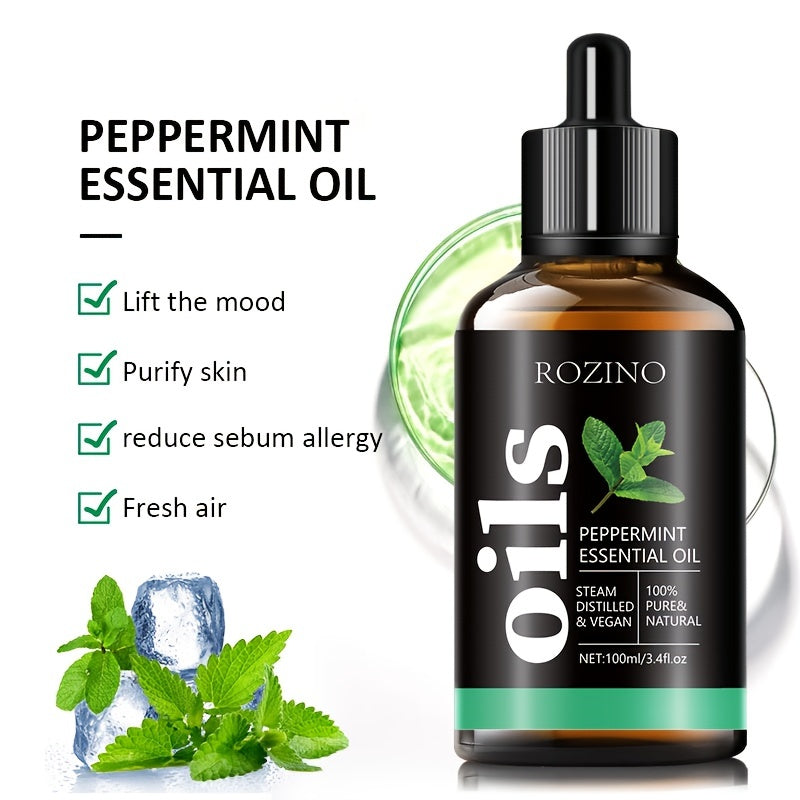 100ml Peppermint Essential Oil 100% Natural for Massage Skin Care Aromatherapy