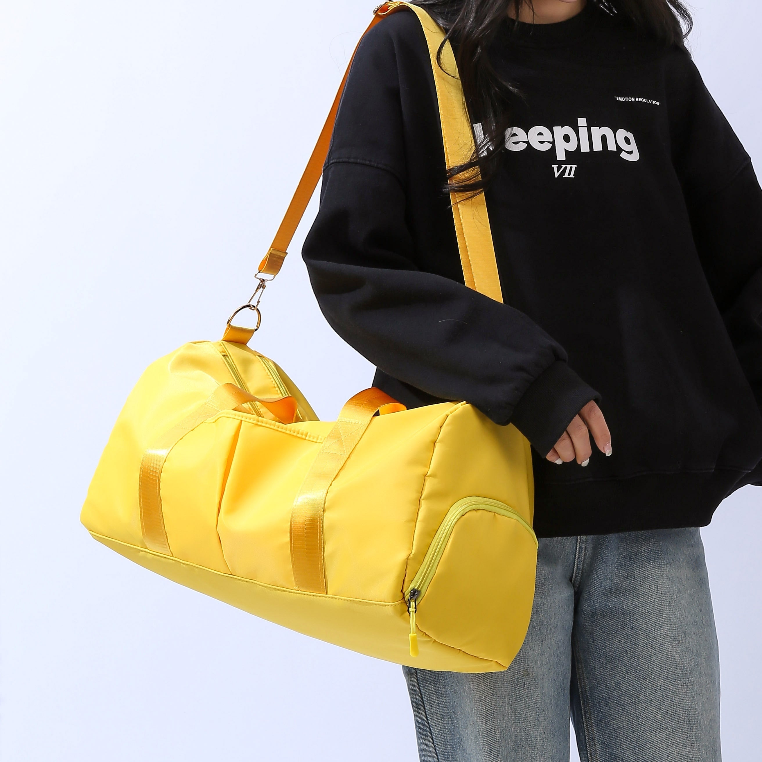 Dry Wet Separation Travel Bag with Shoe Compartment