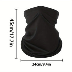 Men's Breathable Face Cover Washable Ice Silk Scarf for Hiking