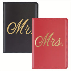 Mr And Mrs Travel Passport Holders Set