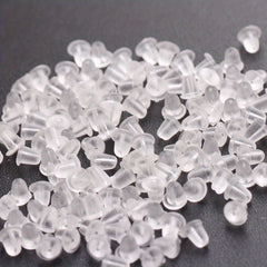 100pcs Silicone Earring Back Stoppers for Stud Earrings DIY Accessories