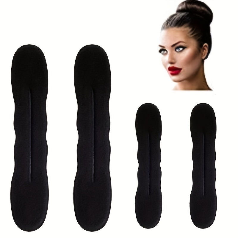 2pcs Foam Hair Bun Maker Styling Accessories