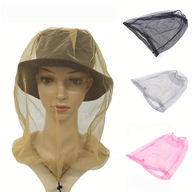 Outdoor Mosquito Hat Fishing Sunscreen Mesh Face Mask Insect Proof Hat
