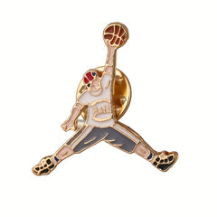 Personalized Basketball Brooch Decorative Button For Clothes