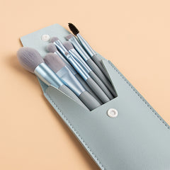 Mini Macaroon Brush Set Eyeshadow Makeup Tool 8 Sticks With Bag