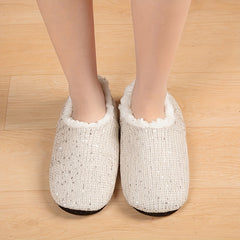 2 Pairs Plush Lined Floor Socks Soft & Warm Women's Stockings