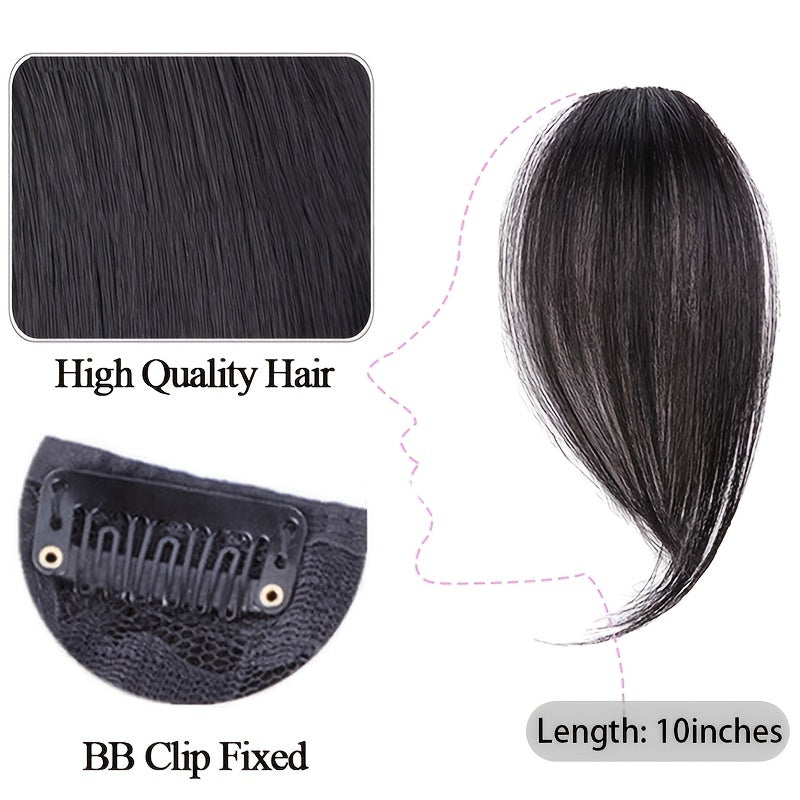 Invisible Seamless Real Hair Bangs Wig