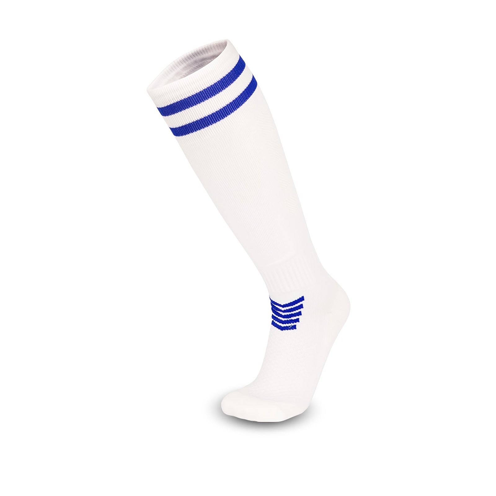 Knee High Tube Socks Soccer Socks Double Stripe Athletic Football Training