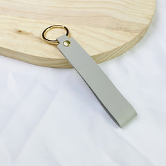 Stylish PU Leather Keychain Key Ring Gift for Him Her
