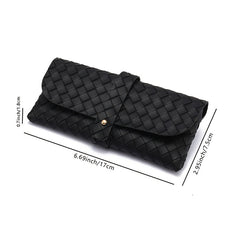 Soft Sunglasses Case with Belt Buckle Press On Eyewear Box