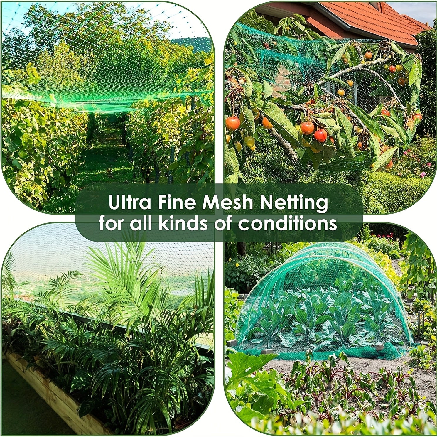 1pc Garden Bird Net - Protect Vegetable Plants & Fruit Trees