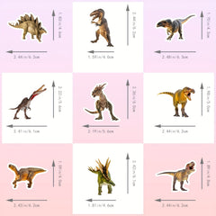 50pcs Realistic Dinosaur Stickers For Luggage Skateboard - Kids Teens Adults