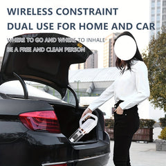 Strong Suction Wireless Handheld Vacuum Cleaner - Home & Car Dual Use