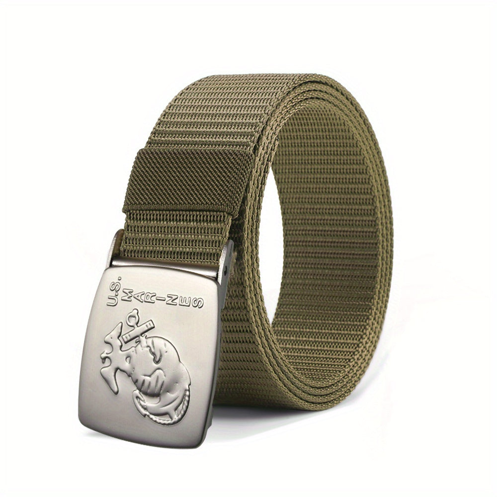 Men's Tactical Nylon Belt Auto Buckle Quick Dry Military Style Belt