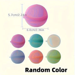 12pcs Reusable Silicone Water Balloons Set for Adults and Teens - Pool Toy