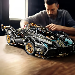 4320 Particles Creative Racing Car Building Blocks ABS Material Set