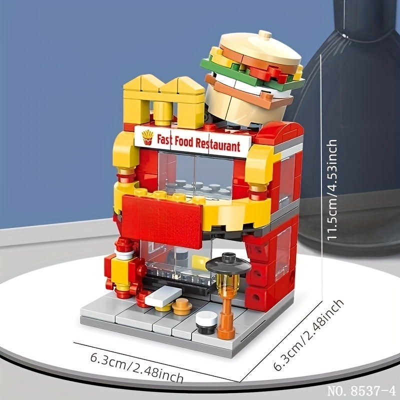 Mini Street View Building Blocks Set