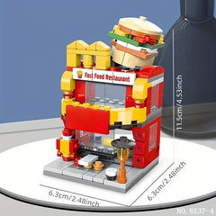 Mini Street View Building Blocks Set