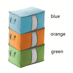 Large Capacity Non-woven Storage Box Zipper Dustproof Container