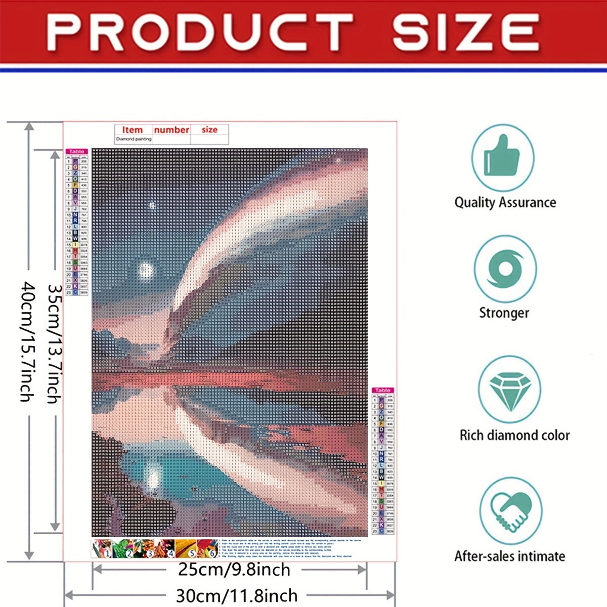 Mountain & River Landscape 5D DIY Rhinestone Painting Kit