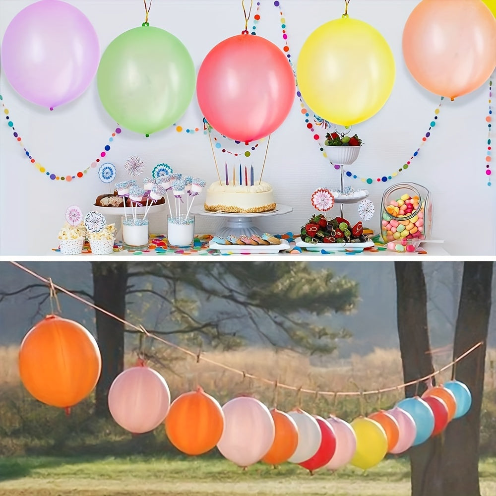 50pcs Punch Balloons Heavy Duty Party Favors Bounce Balloons