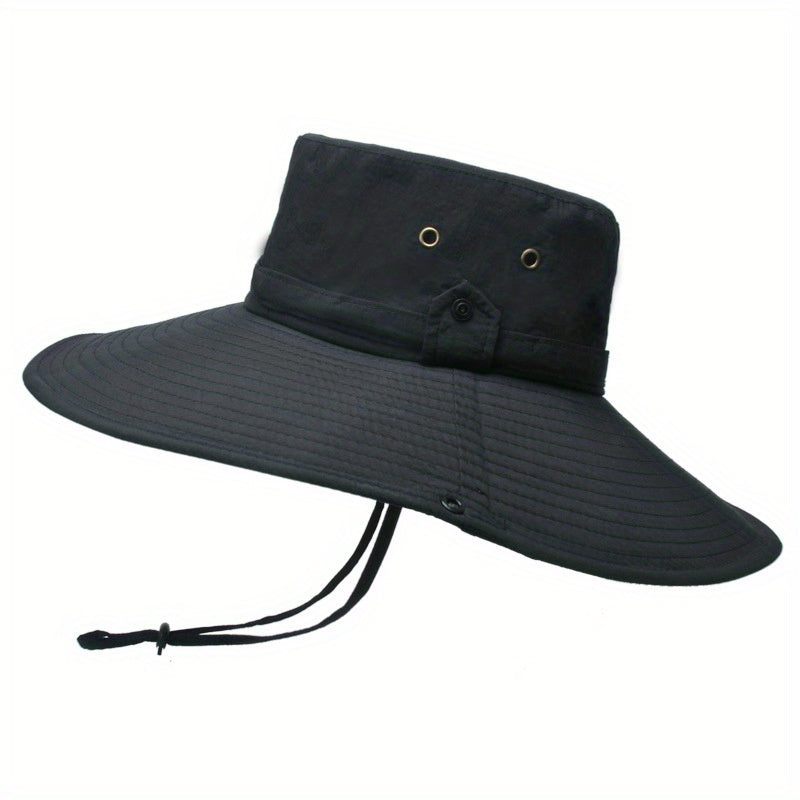 Men's Outdoor Oversized Brim Bucket Hat Sun Hat