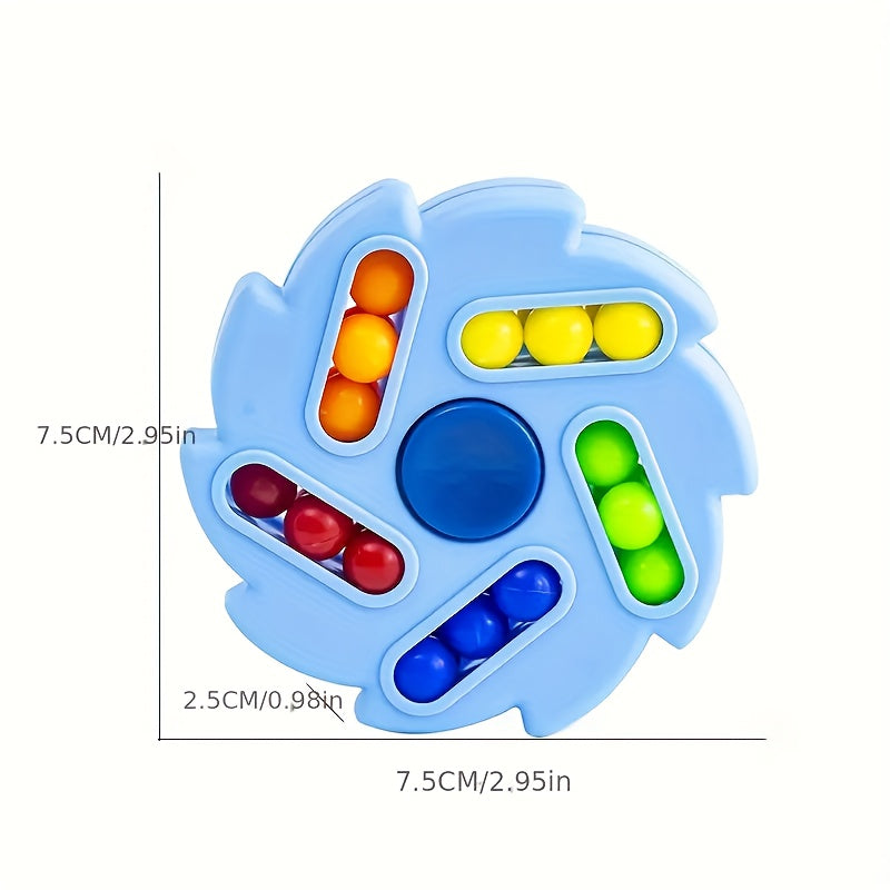 3pcs Magic Bean Gyroscope Fingertip Toy Spinning Ball Puzzle Decompression