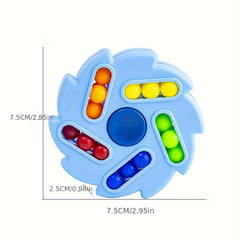 3pcs Magic Bean Gyroscope Fingertip Toy Spinning Ball Puzzle Decompression