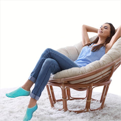 Fuzzy Toe Socks 5 Pairs Moisturizing Crew Socks Women's Stockings & Hosiery