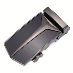 Men's Business Leather Belt with Automatic Buckle