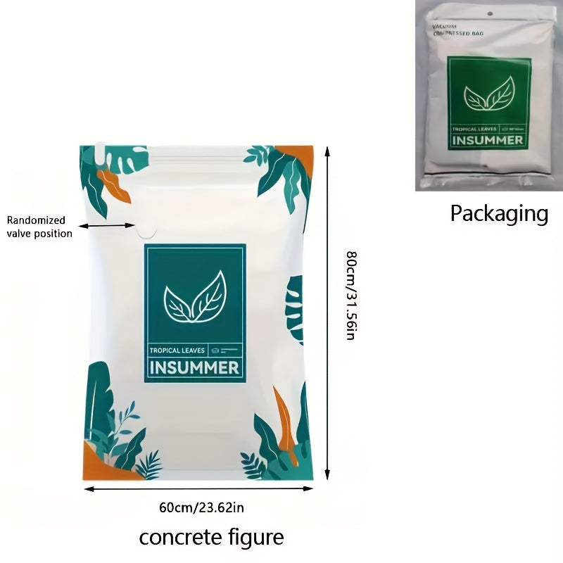 1pc Space Saving Vacuum Storage Bags For Travel And Home Use