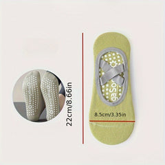 Women's Non Slip Yoga Socks Cross Strap Sports Socks