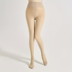 Warm Fuzzy Thermal Pantyhose Solid Slim Leggings