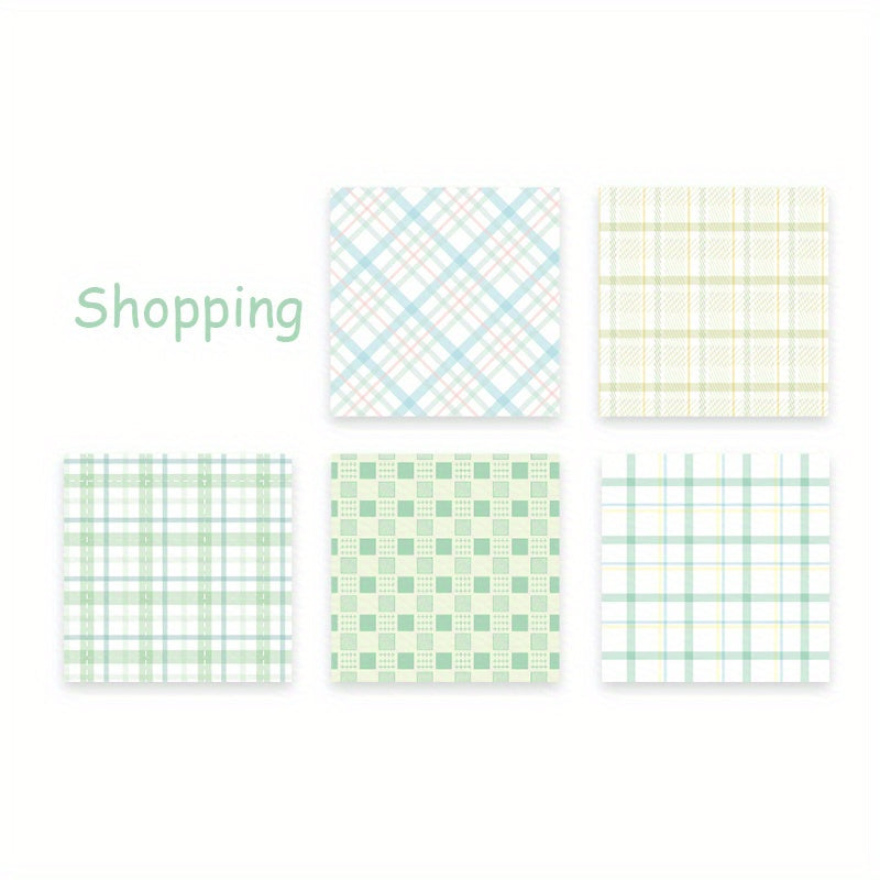 Colorful Checkerboard Series Non-sticky Notes