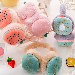 Fruit Earmuffs Warm Plush Suitable For Outdoor - Christmas Halloween
