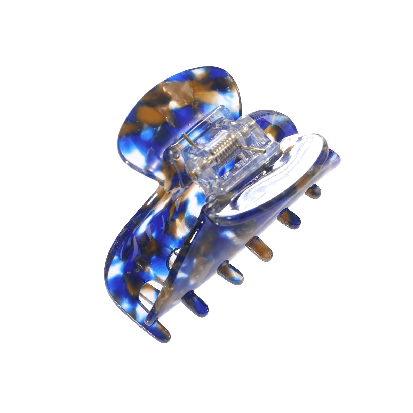Plaid Hair Claw Clip Acetic Acid Tortoiseshell Non Slip Strong Grip
