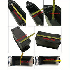 1pc Tool Case Utility Protective Container Lockable Carrying Portab