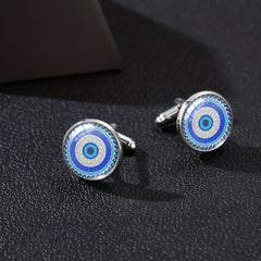 1pc Royal Devil Eye Cufflinks DIY Jewelry
