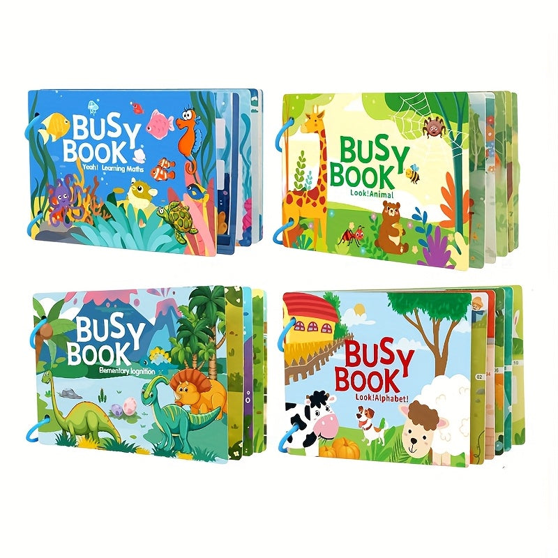 Interactive Alphabet Learning Sticker Book for Kids Ages 3-6