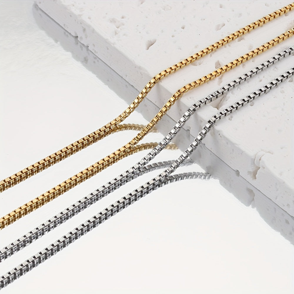 5pcs Stainless Steel Chain DIY Bracelet Necklace Anklet Jewelry