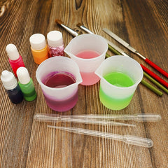 100 ml Silicone Measuring Cups with Scale for Resin DIY Craft Jewelry Making