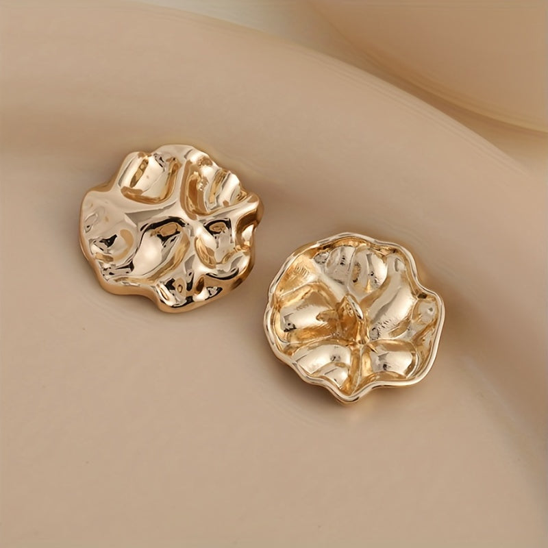 Metal Fried Dough Twists Hand Sewing Button Coat Woolen Cloth Decoration